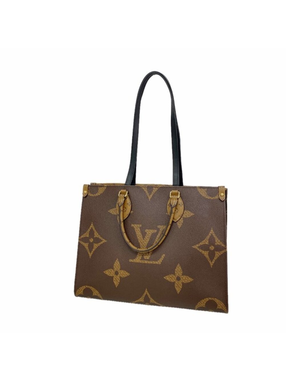 Louis Vuitton Tote Bag Monogram Giant Reverse On The Go MM Brown